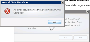 StoreFront_1_2_Uninstall_failed