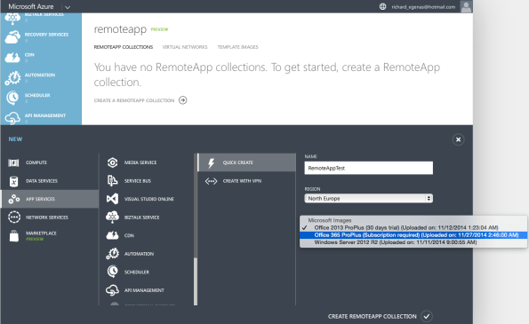 CreateCollectionRemoteApp
